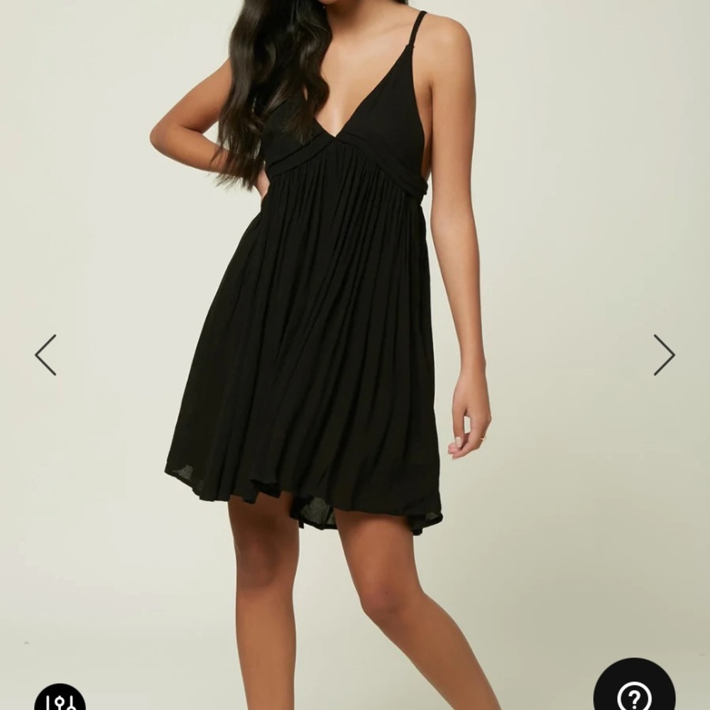 O’Niell Saltwater Solids Black Cover Up — S